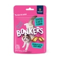 thumbnail image 1 of BONKERS Bites Seafood & Eat It Flavor Crunchy & Soft Treats for Cats, 3oz Bag, 1 of 16