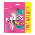 thumbnail image 1 of BONKERS Bites Seafood & Eat It Flavor Crunchy & Soft Treats for Cats, 12oz Bag, 1 of 12