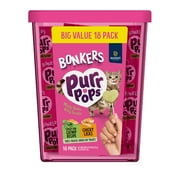 BONKERS Purrpops, Freeze Dried Chicken & Dried Catnip Lollipops Cat Treats, 18 Pieces