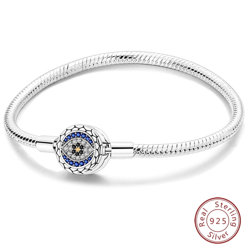 BONZEUS 925 Sterling Silver Charm Bracelet - Ready for Your Favorite DIY Charms