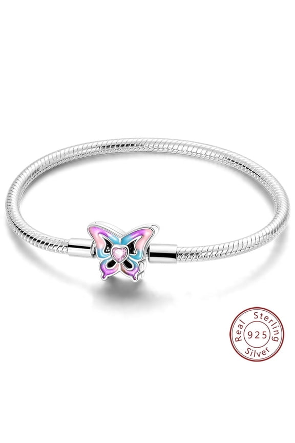 925 Sterling Silver Charm Bracelet - Ready for Your Favorite DIY Charms