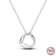 thumbnail image 1 of BONZEUS 925 Sterling Silver Luminous Firefly & Heart Pendant Necklace for Women - 45cm, 1 of 24