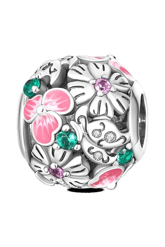 925 Sterling Silver Spring Charms - Flowers, Birds, Butterflies & More