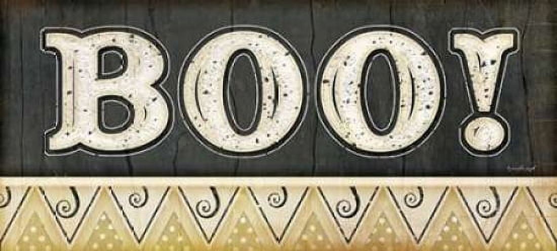 BOO Canvas Art - Jennifer Pugh (10 x 20)