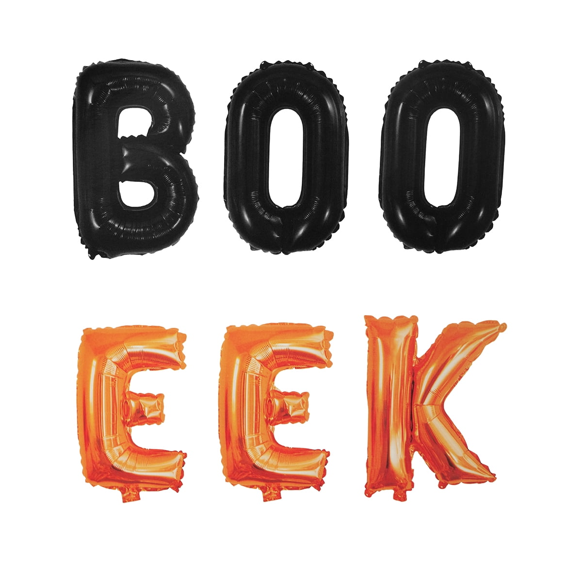 BOO EEK Orange Black Balloons Halloween Supplies Mylar Arch Birthday Party Decor BOO EEK Orange Black Balloons Halloween Supplies Mylar Arch Birthday Party Decor