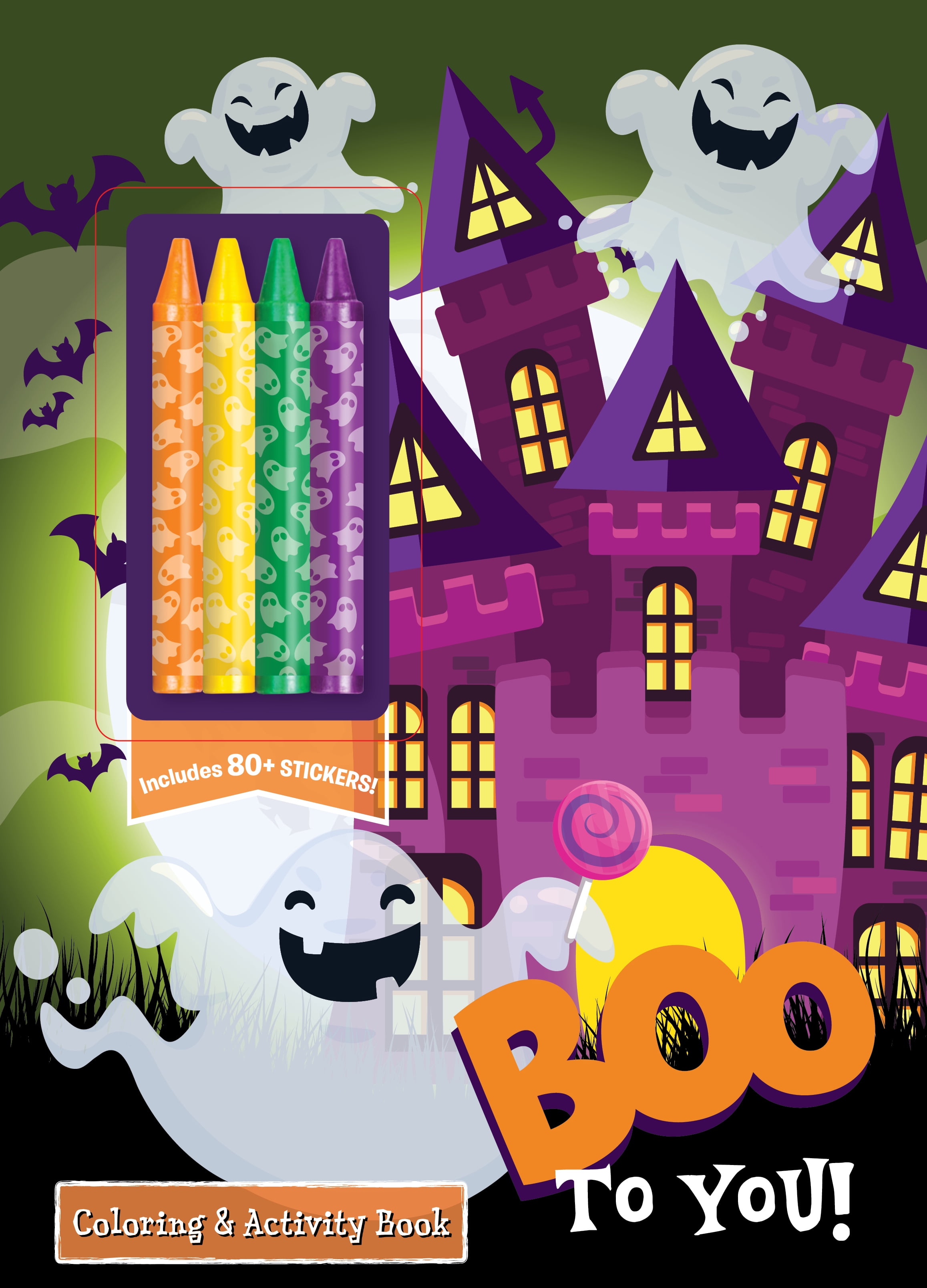 Boo To You! Halloween Crayons