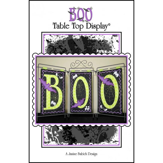 BOO Table Top Display Quilt Pattern
