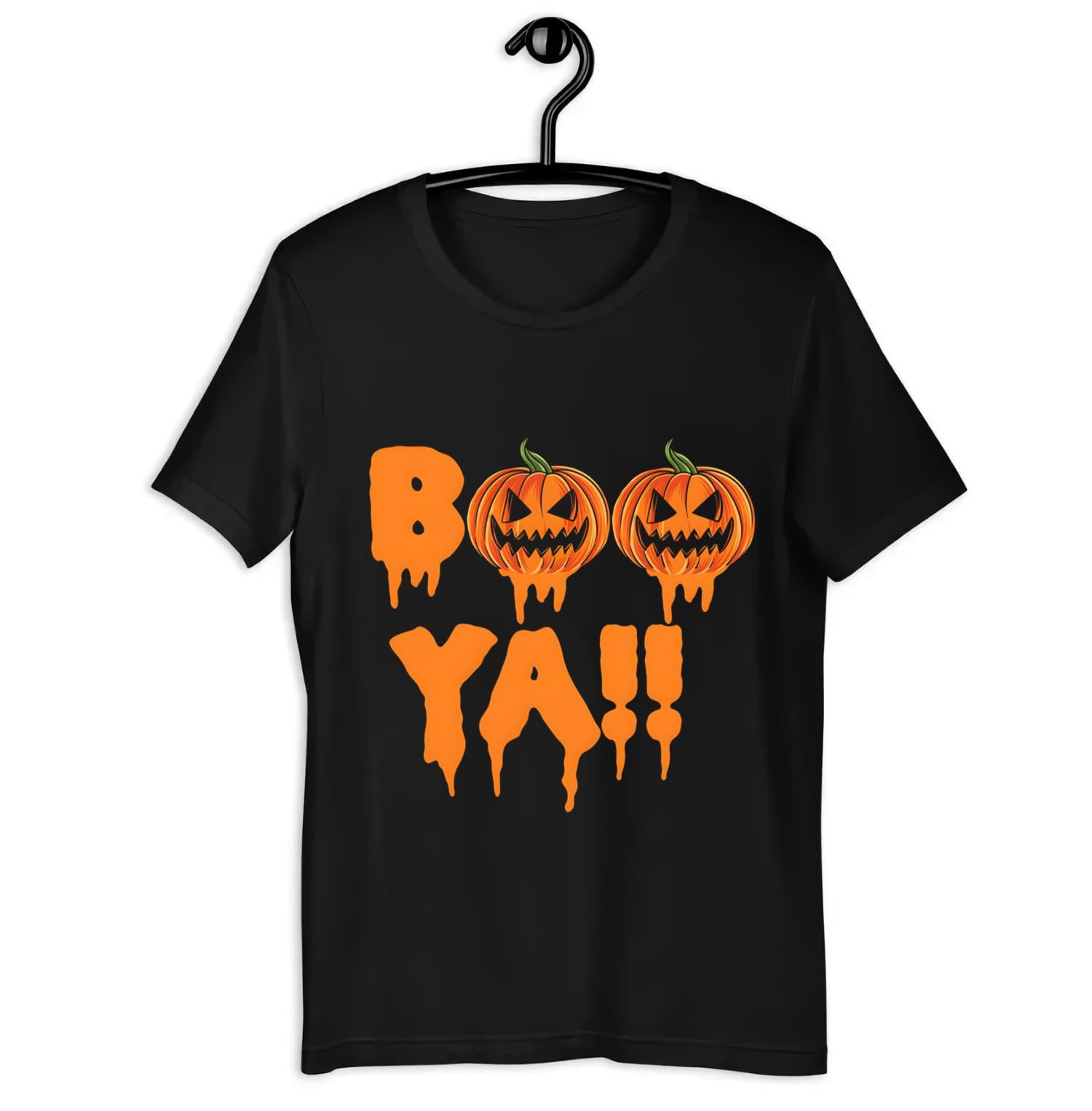 BOO Ya Pumpkins Halloween TShirt For Men, Women & Kids 100 Cotton
