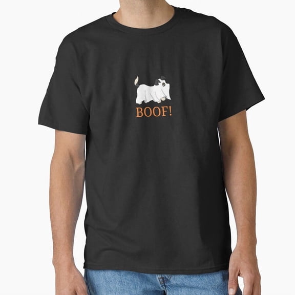 BOOF Funny Dog Bark Sound Effect Graphic H24310 Unisex T-Shirt, Up to 5XL Available