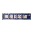 thumbnail image 1 of BOOGIE BOARDING Vintage Aluminum Street Sign surf surfer watersports bogie swim rustic metal tin | Indoor/Outdoor |  18" Wide, 1 of 4