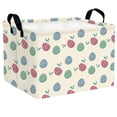 thumbnail image 1 of BOOHIT Large Easter Basket for Kids Canvas Teen Empty Gift Storage Bin Decor(Colorful 2), 1 of 8