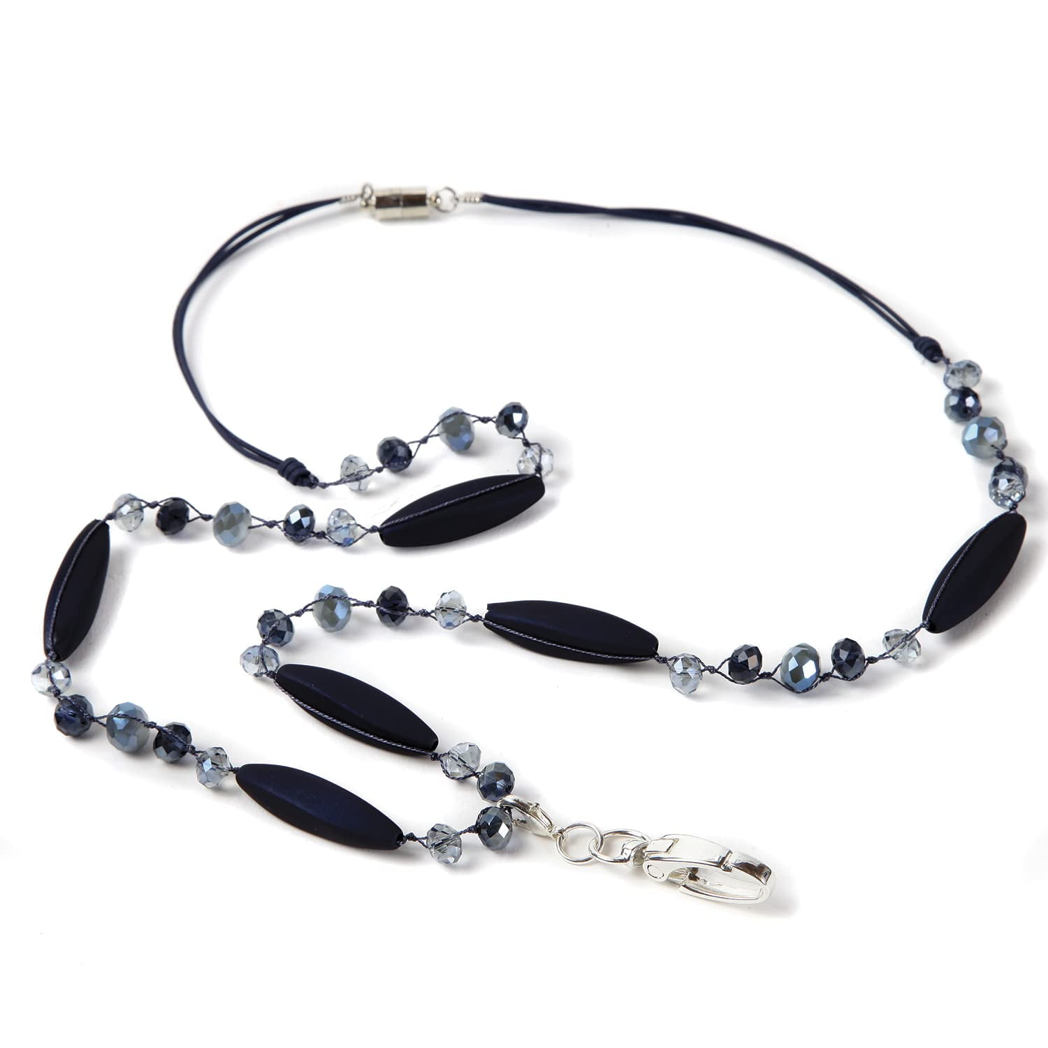BOOJEE BEADS Lanyards for Women 19" Handmade Beaded Lanyard Id Holder Fashionable Breakaway Lanyard Necklace for Doctors Nurses Teachers Students Jewelry lanyards for Id Badges (Abigail)