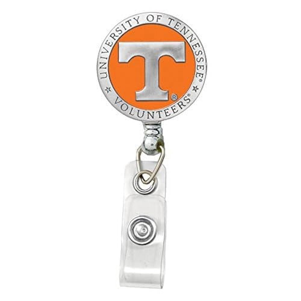 BOOJEE BEADS Retractable Badge Holder 30" Small Pewter Badge Reels Retractable with Heavy Duty Belt Clip Cute Badge Reel to Show Off Your School Spirit