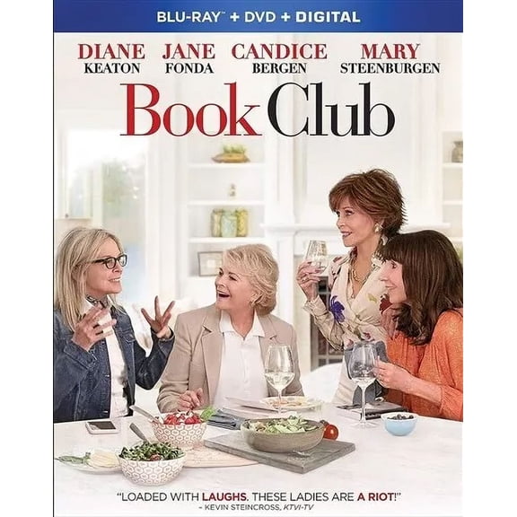 Pre-Owned BOOK CLUB Blu-ray + DVD Diane Keaton Jane Fonda Candice Bergen Mary Steenburgen # Catalog