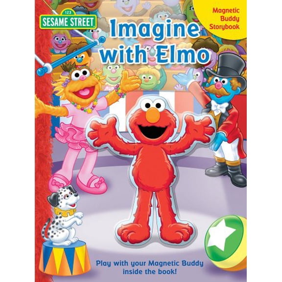 Pre-Owned Sesame Street Imagine with Elmo: Sesame Street Imagine with Elmo (Book & Magnetic Doll) Paperback