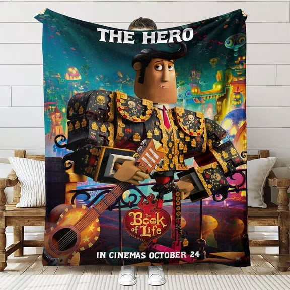 BOOK OF LIFE Throw Blanket Gifts for Fans Lover Girls Boys Women Present Hoodie Him Bed 40"x50"
