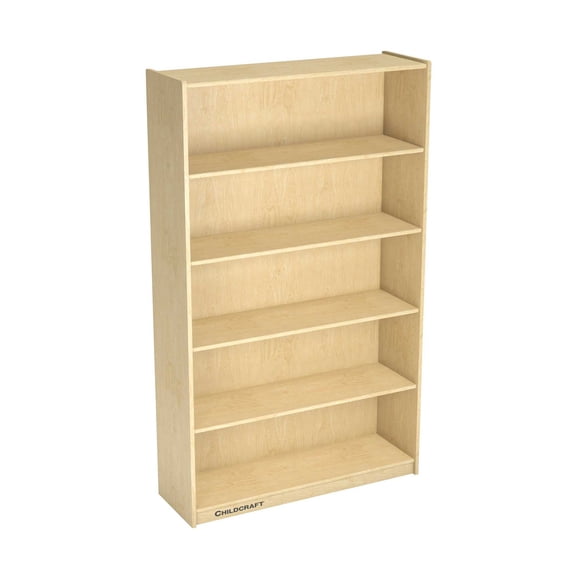 Childcraft Adjustable Bookcase, 5 Shelves, 35-3/4 x 11-5/8 x 60 Inches