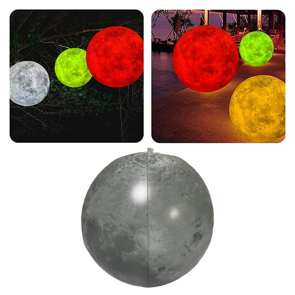 BOOKR LED Light Inflatable Moon Decorative Glowing Sphere For Outdoor Garden Home Party Lighting