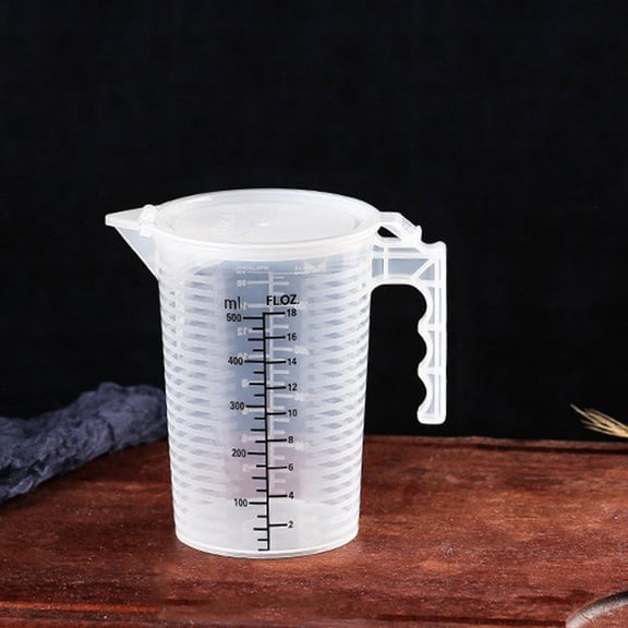 BOOKR Measuring Cup With Lid And Handle Ounce And ML Measuring Cup For Baking Measure & Mix