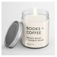 thumbnail image 1 of BOOKS AND COFFEE Book Lovers' Candle | Book Scented Candle | Vegan + Cruelty-Free + Phthalte-Free, 1 of 4
