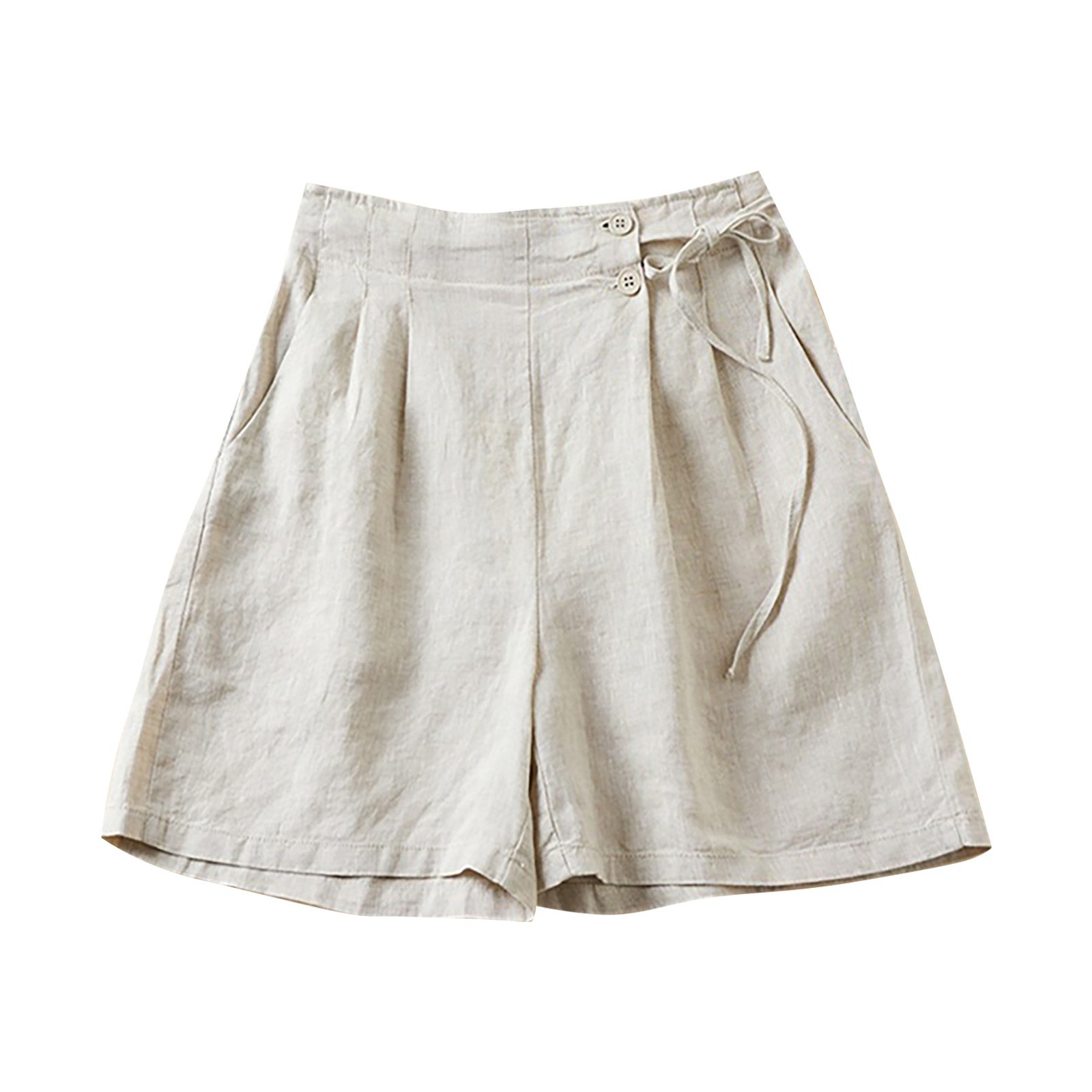 BOOM Athletic Shorts For Women Women's Loose Casual Cotton Elastic Wide