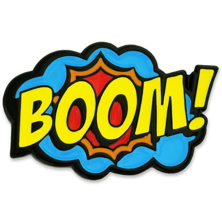 BOOM! Comic Book Art Enamel Lapel Pin