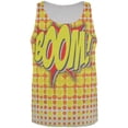 thumbnail image 1 of BOOM Comic Book Super Hero All Over Adult Tank Top - 2X-Large, 1 of 2