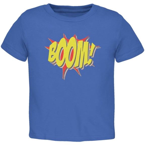 BOOM Comic Book Super Hero Royal Toddler T-Shirt - 2T