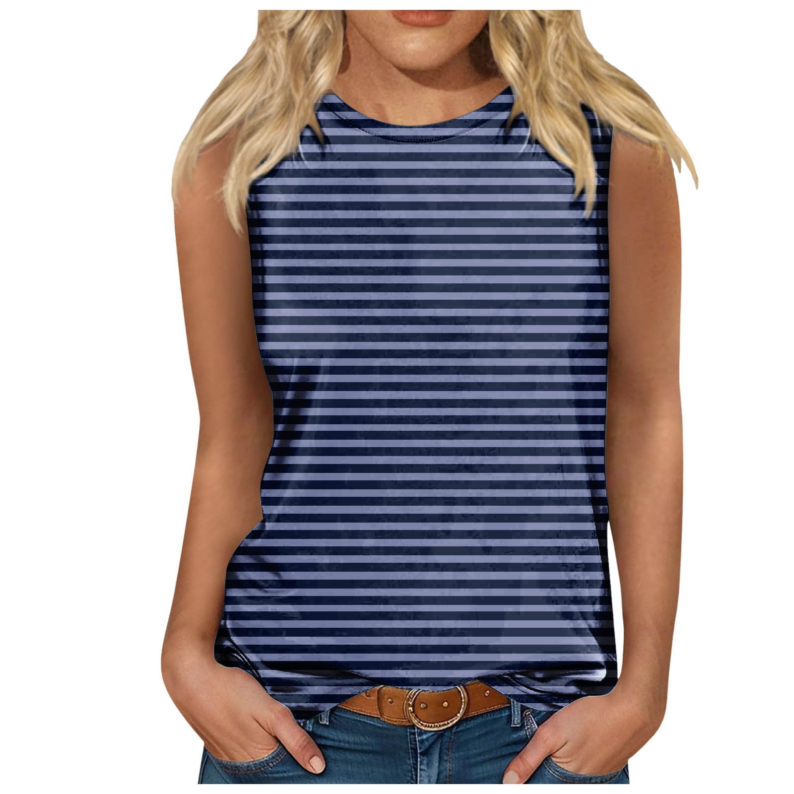 BOOM Womens Cap Sleeve Summer Tops Camisole Square Neck Los Angeles