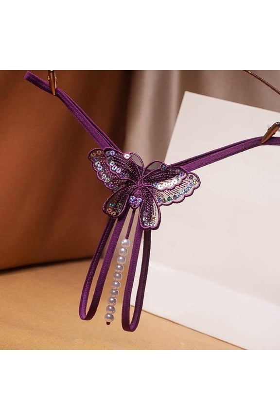 Crotchless Panties for Women Thong Lace Pants Briefs Underwear