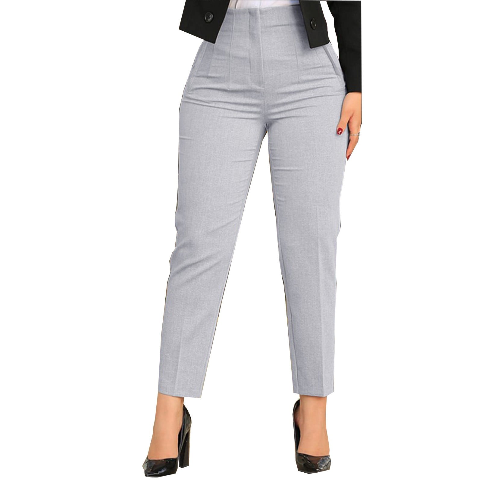 plus size womens grey dress pants NYDJ