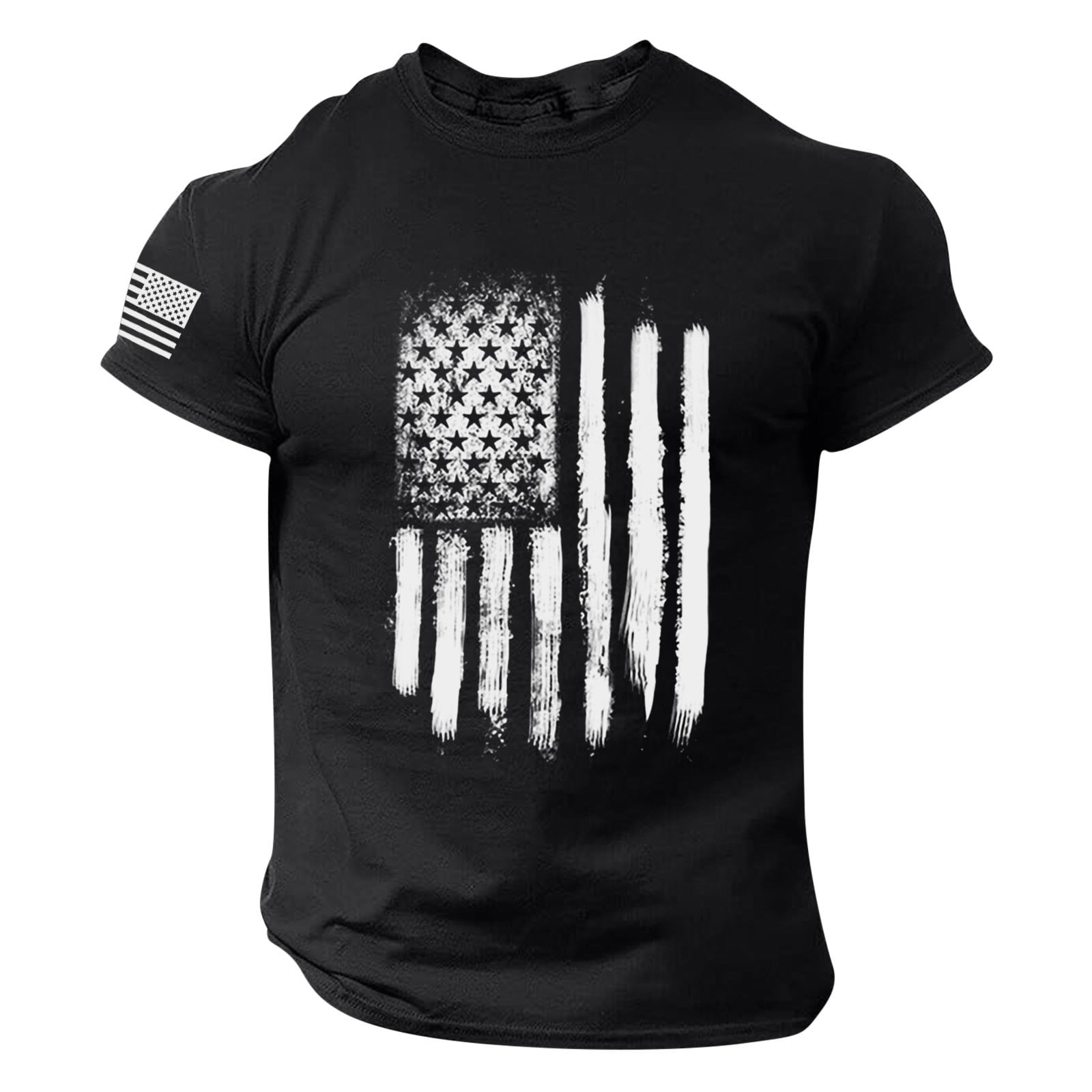 BOOMILK Independence Day T Shirts for Men 4th of July Shirts Short ...