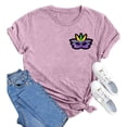thumbnail image 1 of BOOMILK Mardi Gras Shirts for Women It's Mardi Yall Funny Letter Graphic Tees Round Neck Short Sleeve Loose Top, 1 of 4