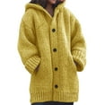thumbnail image 1 of BOOMILK Sweater Jacket for Women Plus Size Fall Winter Thick Solid Knit Mid Length Coat, 1 of 3