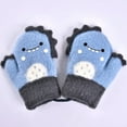 thumbnail image 1 of BOOMILK Toddler Mittens Winter Gloves Toddler Snow Cartoon Gloves For Kids Baby Winter Mittens For Girls Boys Blue, 1 of 9
