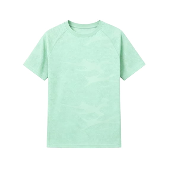 BOOMNY Baby Boys Short Sleeve Workout T-Shirts Crew Neck Graphic Athletic Tee Tops for Boy Soft Activewear