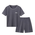 thumbnail image 1 of BOOMNY Baby Girls 2 Peice Pajamas Sets Soft Short Sleeve Sleepwear Tops Shorts Pjs Set for Kids Cozy Loungewear Homewear, 1 of 2