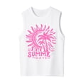thumbnail image 1 of BOOMNY Baby Girls Hawaii Sleeveless T-Shirts Crew Neck Tropical Graphic Tank Tops for Girl Summer Beach Dailywear, 1 of 6