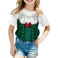 thumbnail image 1 of BOOMNY Baby Girls Tshirts Short Sleeve Casual Oktoberfest Printed T Shirts Lightweight Loose Summer Shirt Tops Lovely Girl's Tees, 1 of 5