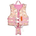 thumbnail image 1 of BOOMNY Baby Girls Swim Vest Sleeveless Buoyancy Jacket for Kids Cute Graphic Adjustable Safety Strap Float Swimsuit, 1 of 2