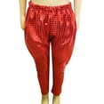 thumbnail image 1 of BOOMNY Carnival Toddler Boys Pants Straight Leg Sequins Pants for Boys Sparkly Elastic Waist Party Stage Performance Trousers, 1 of 3