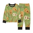 thumbnail image 1 of BOOMNY Child Boys Pajamas Sets 2 Peice Graphic Long Sleeve Sleepwear Tops Pants Pjs Set for Kids Cozy Loungewear Homewear, 1 of 2