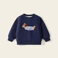 thumbnail image 1 of BOOMNY Child Girls Sweatshirts Dachshund Embroidery Long Sleeve Sweatshirt for Kids Fashion Fall Winter Pullover Tops, 1 of 7