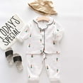 thumbnail image 1 of BOOMNY Girls 2 Peice Pajamas Sets Graphic Short Sleeve Buttons Sleepwear Tops Pants Pjs Set for Kids Cozy Loungewear Homewear, 1 of 3
