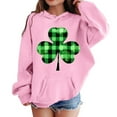 thumbnail image 1 of BOOMNY Girls Boys St.Patricks Day Hoodie Long Sleeve Soft Sweatshirt Graphic Hoody Kids Cute Pullovers Top Clothes Breathable Toddler Dailywear, 1 of 4