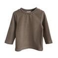 thumbnail image 1 of BOOMNY Girls Tshirts Long Sleeve T-Shirts for Girls Striped Crew Neck Tee Shirt Cozy Fall Childrens Tops, 1 of 9