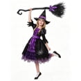 thumbnail image 1 of BOOMNY Halloween Girls Witch Dress Up Funny Hallowmas Party Outfits Sets Playful Stage Performance Clothes Set, 1 of 6