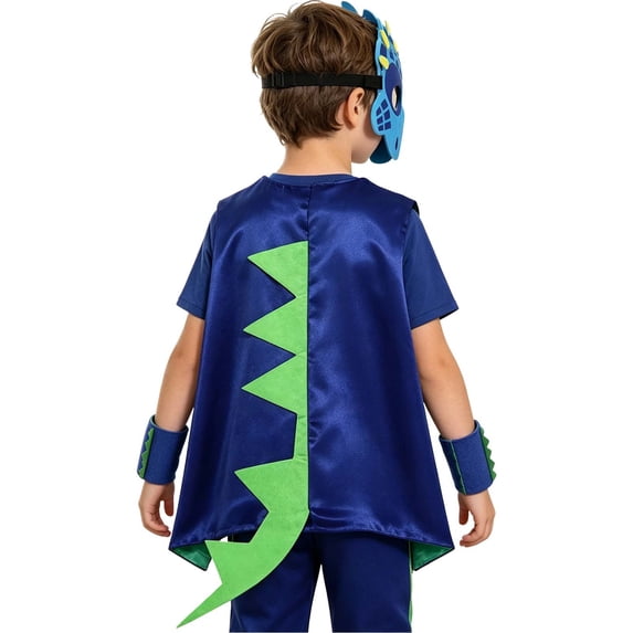 BOOMNY Halloween Kids Boys Girls Dinosaur Dress Up Funny Hallowmas Party Outfits Sets Playful Stage Performance Clothes Set