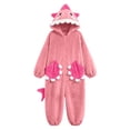 thumbnail image 1 of BOOMNY Halloween Unisex Men Womens Flannel Onesie Pajamas Cartoon Shark Long Sleeve Hooded Pjs Jumpsuit Cozy Warm Loungewear Homewear, 1 of 6