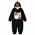 thumbnail image 1 of BOOMNY Halloween Unisex Men Womens Flannel Onesie Pajamas Hallowmas Ghost Graphic Long Sleeve Hooded Pjs Jumpsuit Cozy Warm Loungewear Homewear, 1 of 2